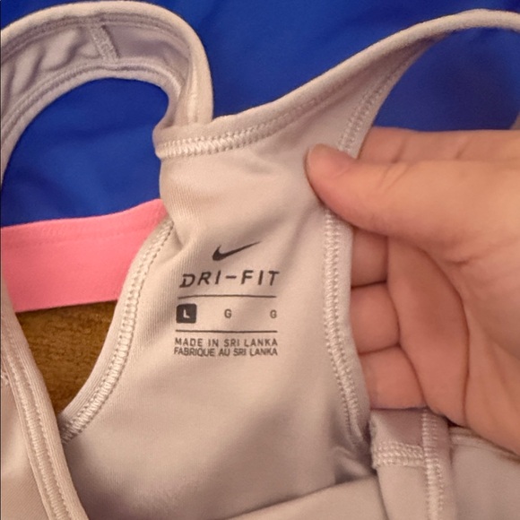 Nike Women's Sports Bras - Blue, Pink, Gray, Green- Size Large - Picture 3 of 9